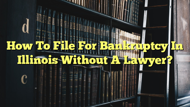 How To File For Bankruptcy In Illinois Without A Lawyer?