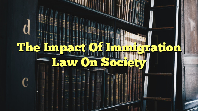 The Impact Of Immigration Law On Society