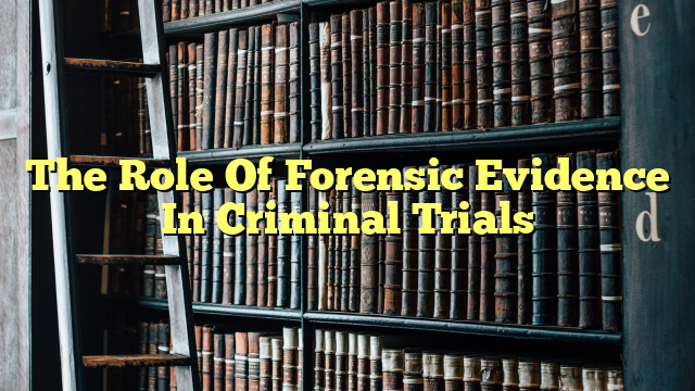 The Role Of Forensic Evidence In Criminal Trials