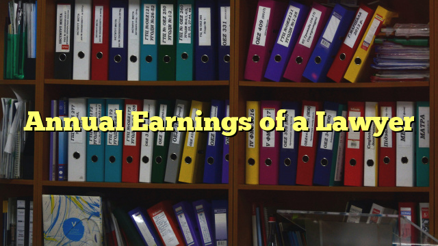 Annual Earnings of a Lawyer